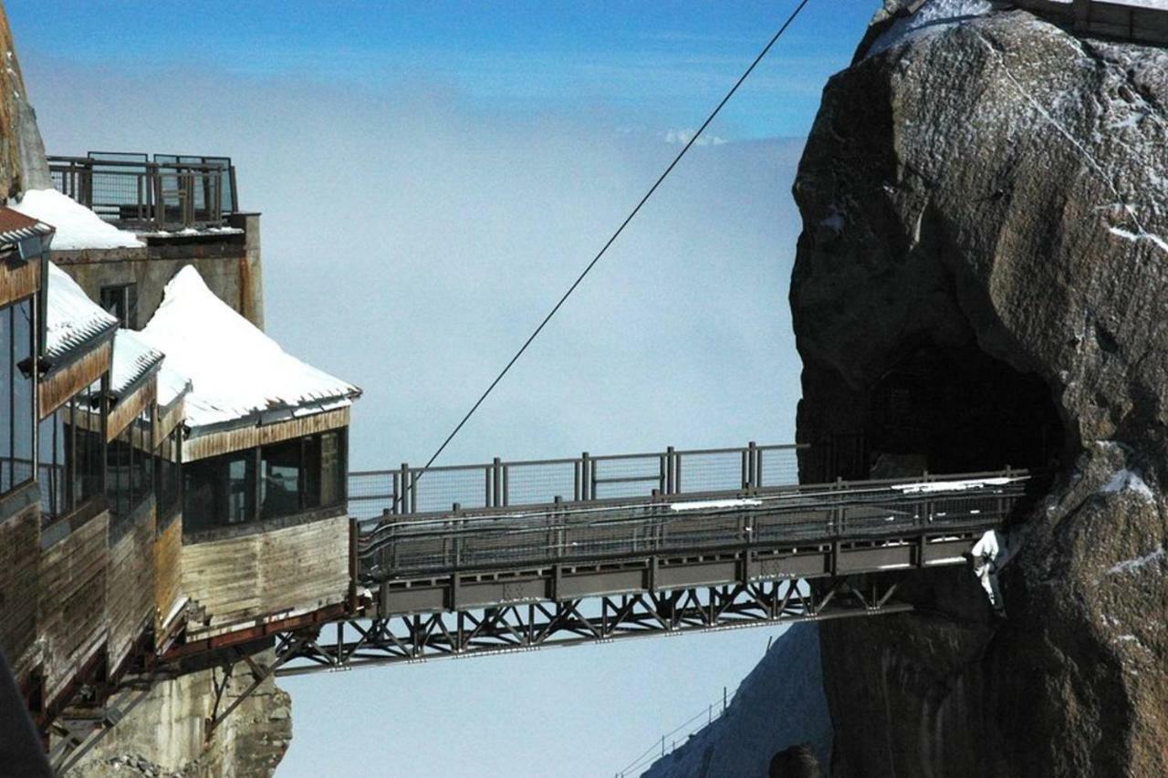 Cozy Chamonix Ski Studio With Mountain Views Exterior foto