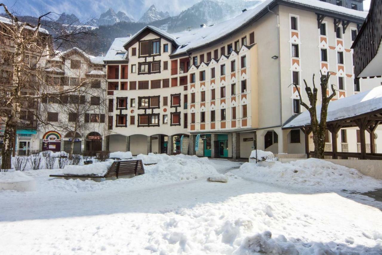 Cozy Chamonix Ski Studio With Mountain Views Exterior foto