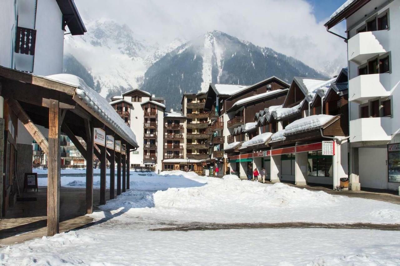 Cozy Chamonix Ski Studio With Mountain Views Exterior foto